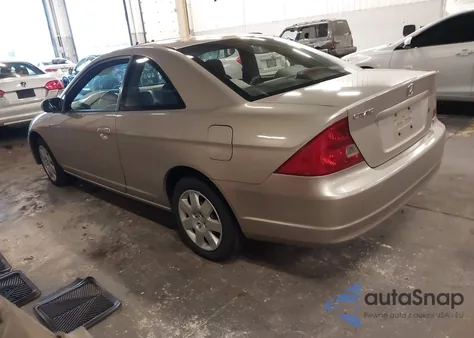 2002 Honda Civic Ex из США, поврежденный, VIN 1HGEM21982L030644